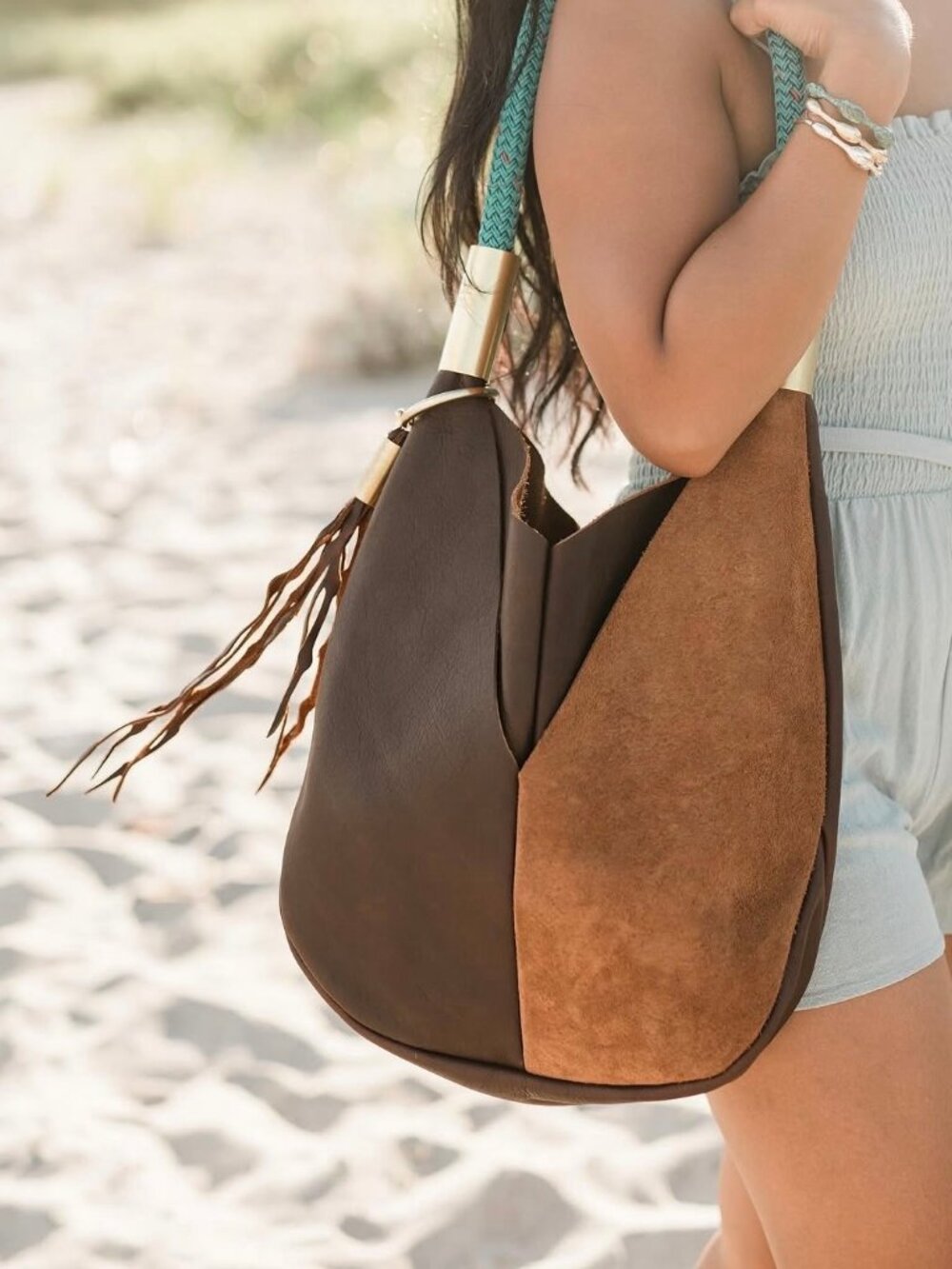 Original Wildwood Bag in Brown Leather, Large